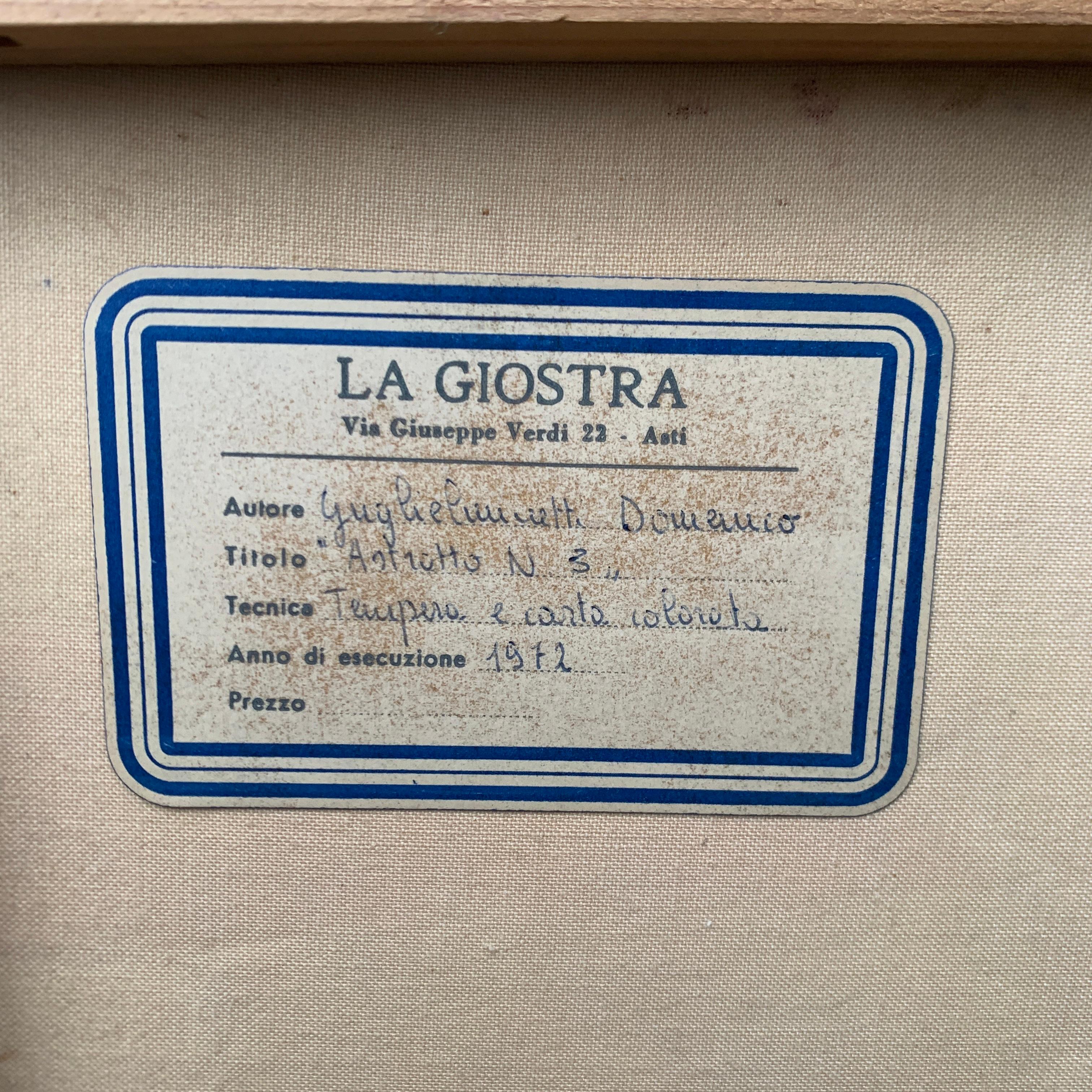 Pareja de obras de arte abstractas italianas de los años 70 en venta 6
