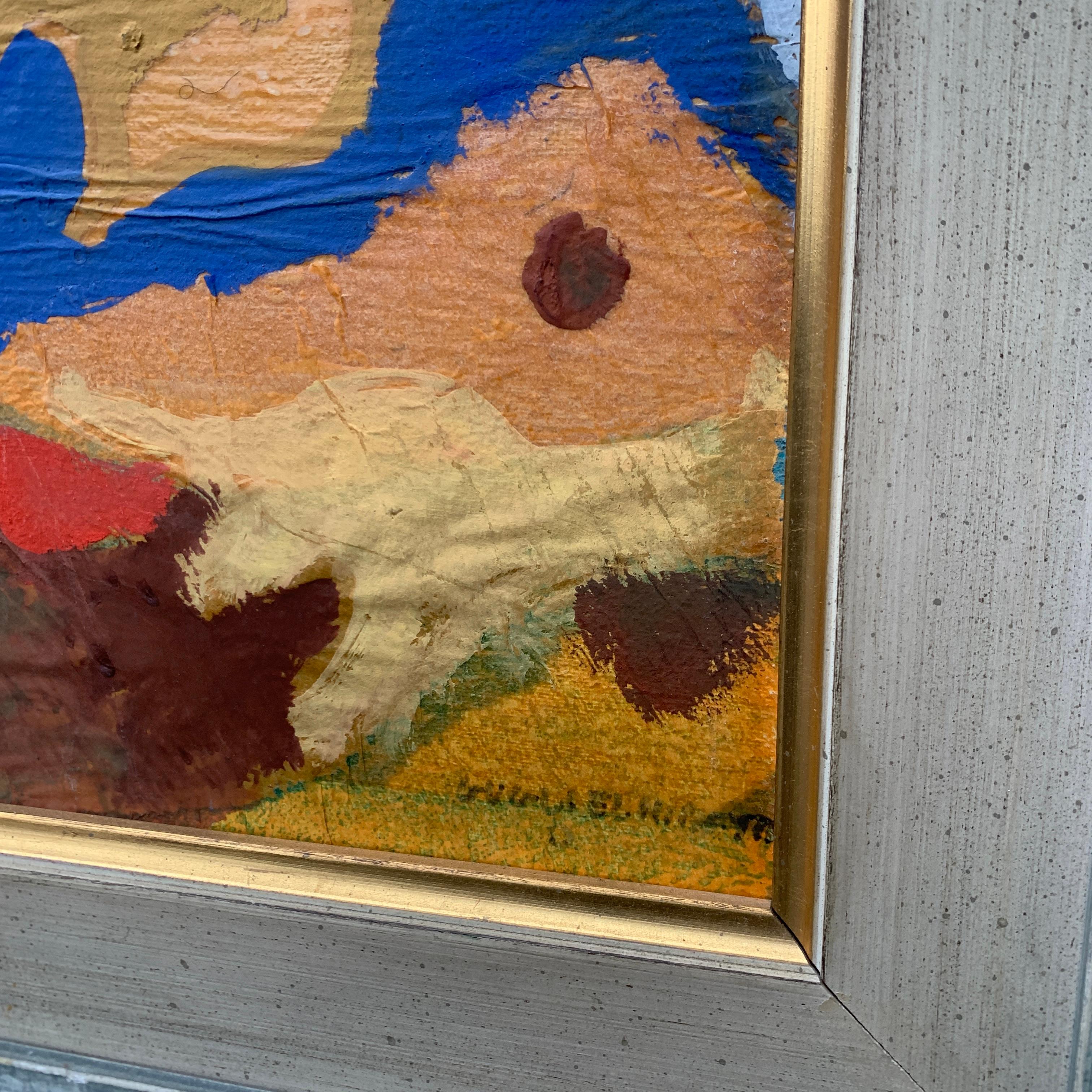 Pareja de obras de arte abstractas italianas de los años 70 en venta 1