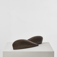 Pair of abstract mound sculptures - previously owned by Sir Terence Conran