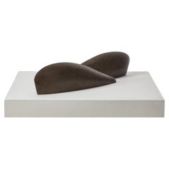 Pair of abstract mound sculptures - previously owned by Sir Terence Conran 