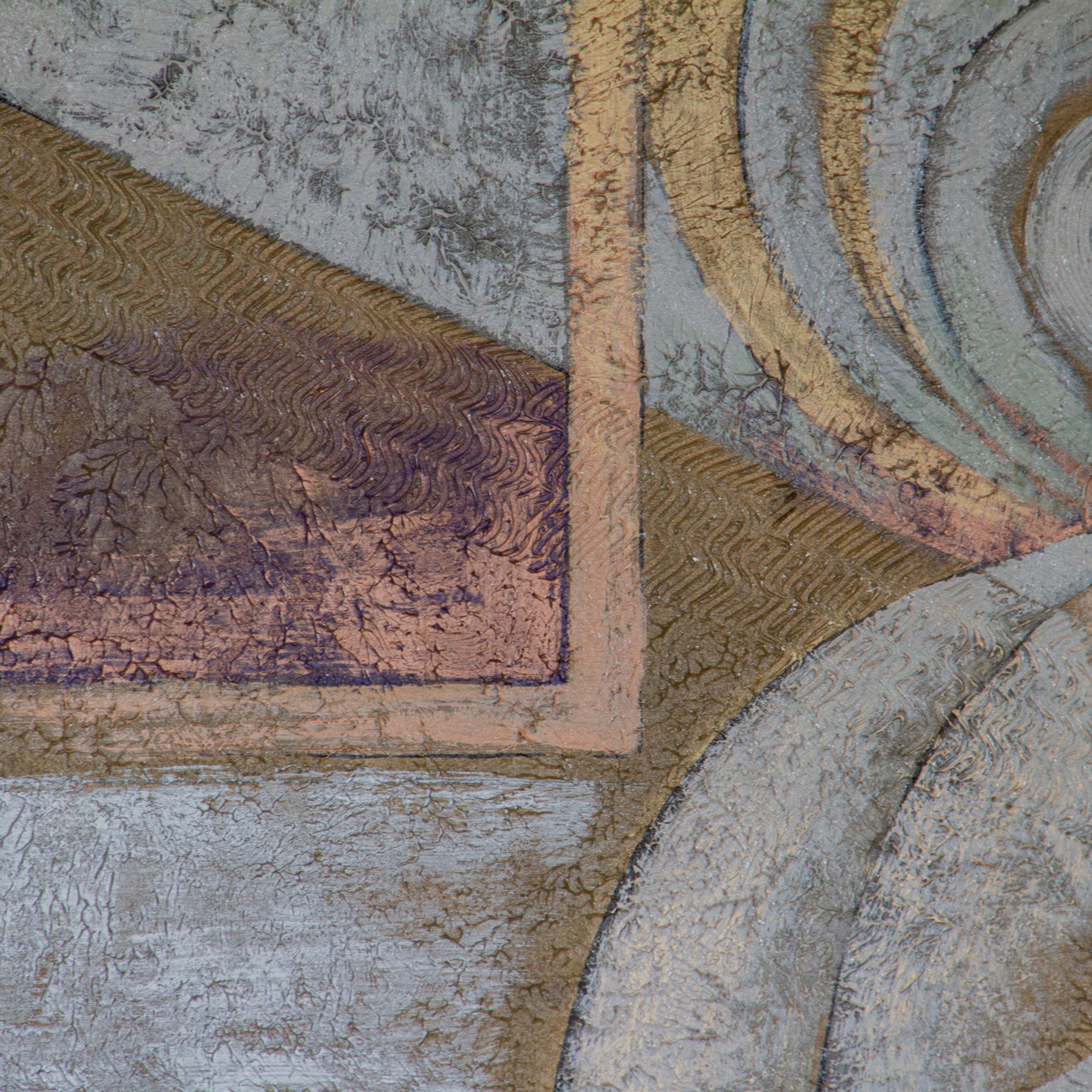 Pair of Abstract Paintings by American Artist, Lee Reynolds, 1970s For Sale 1