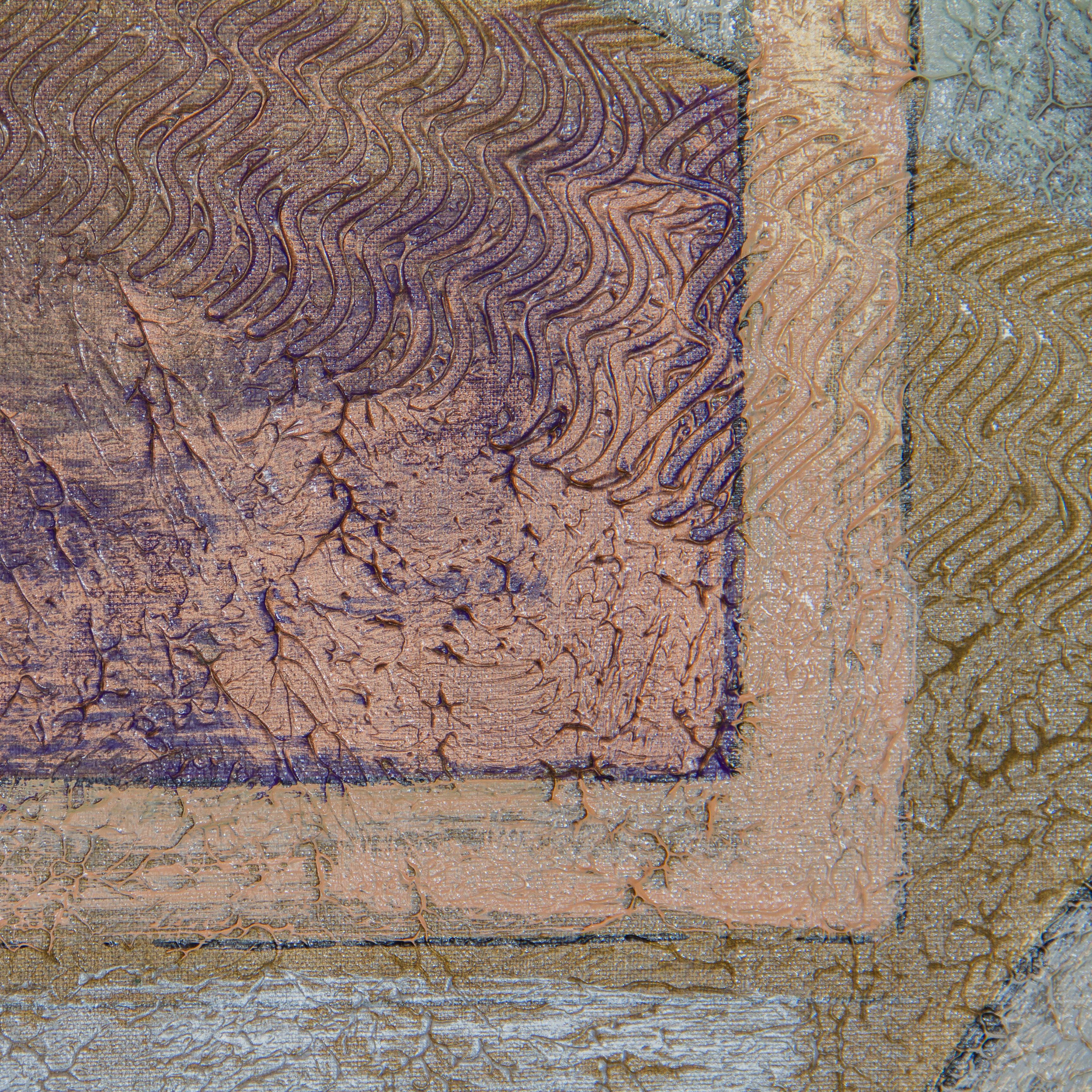 Pair of Abstract Paintings by American Artist, Lee Reynolds, 1970s For Sale 2