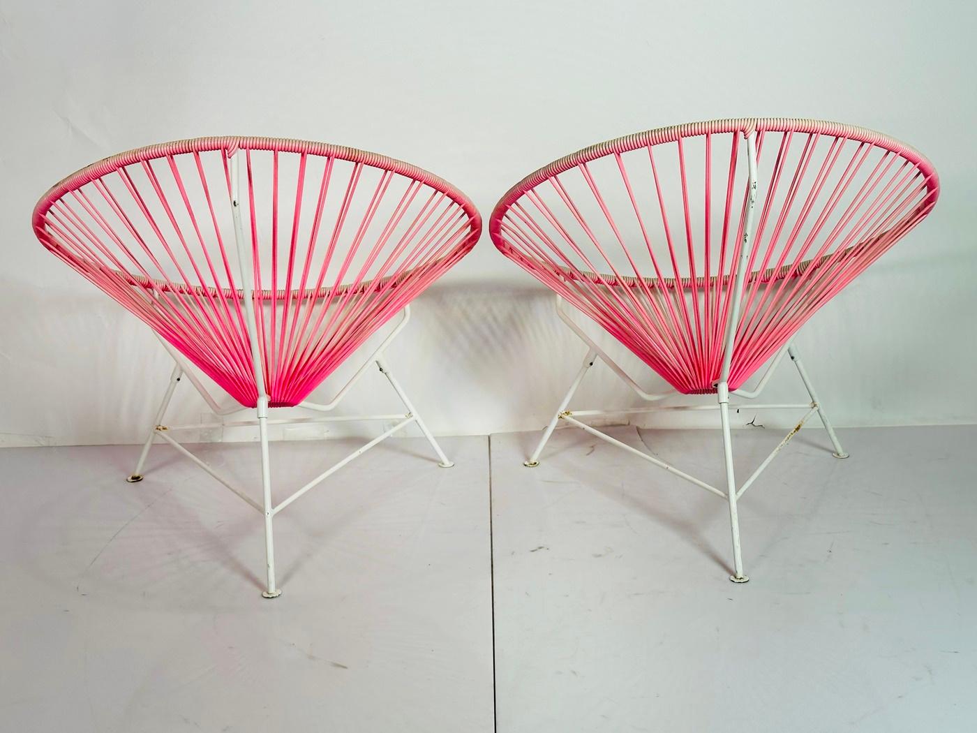 American Pair of Acapulco Chairs by Innit Designs For Sale