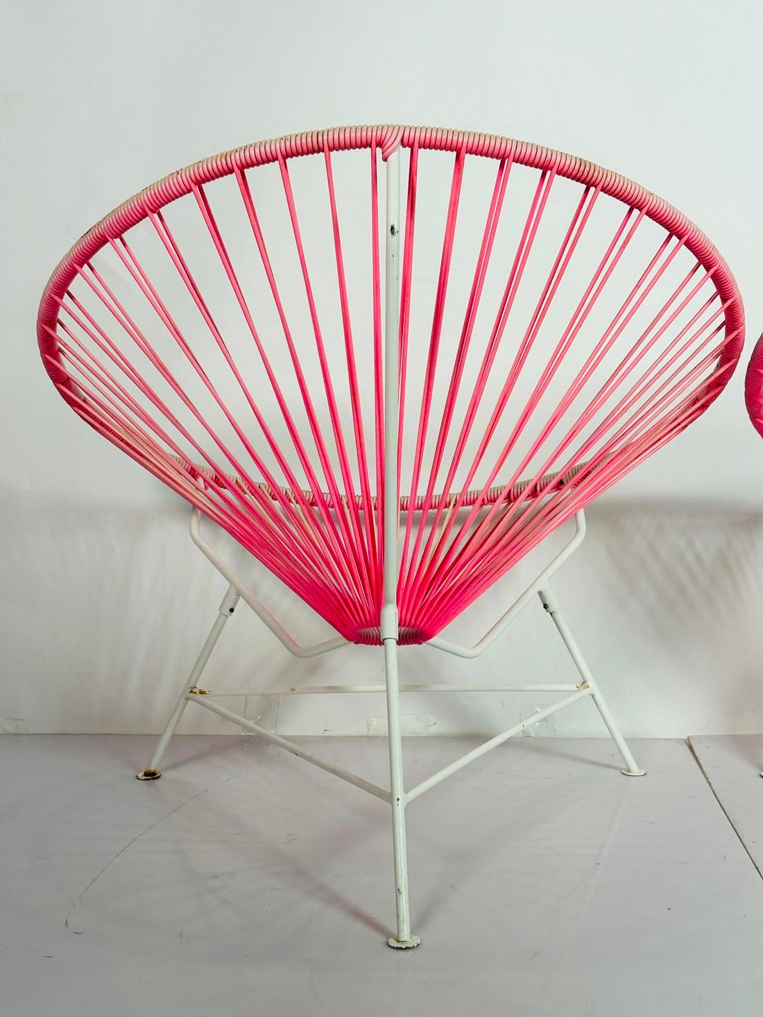 Steel Pair of Acapulco Chairs by Innit Designs For Sale
