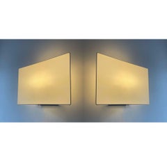 Pair of Accademia Medium Wall Lamp by Cini Boeri for Artemide 1978