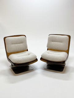 Coppia di sedie in acrilico di Albert Jacob