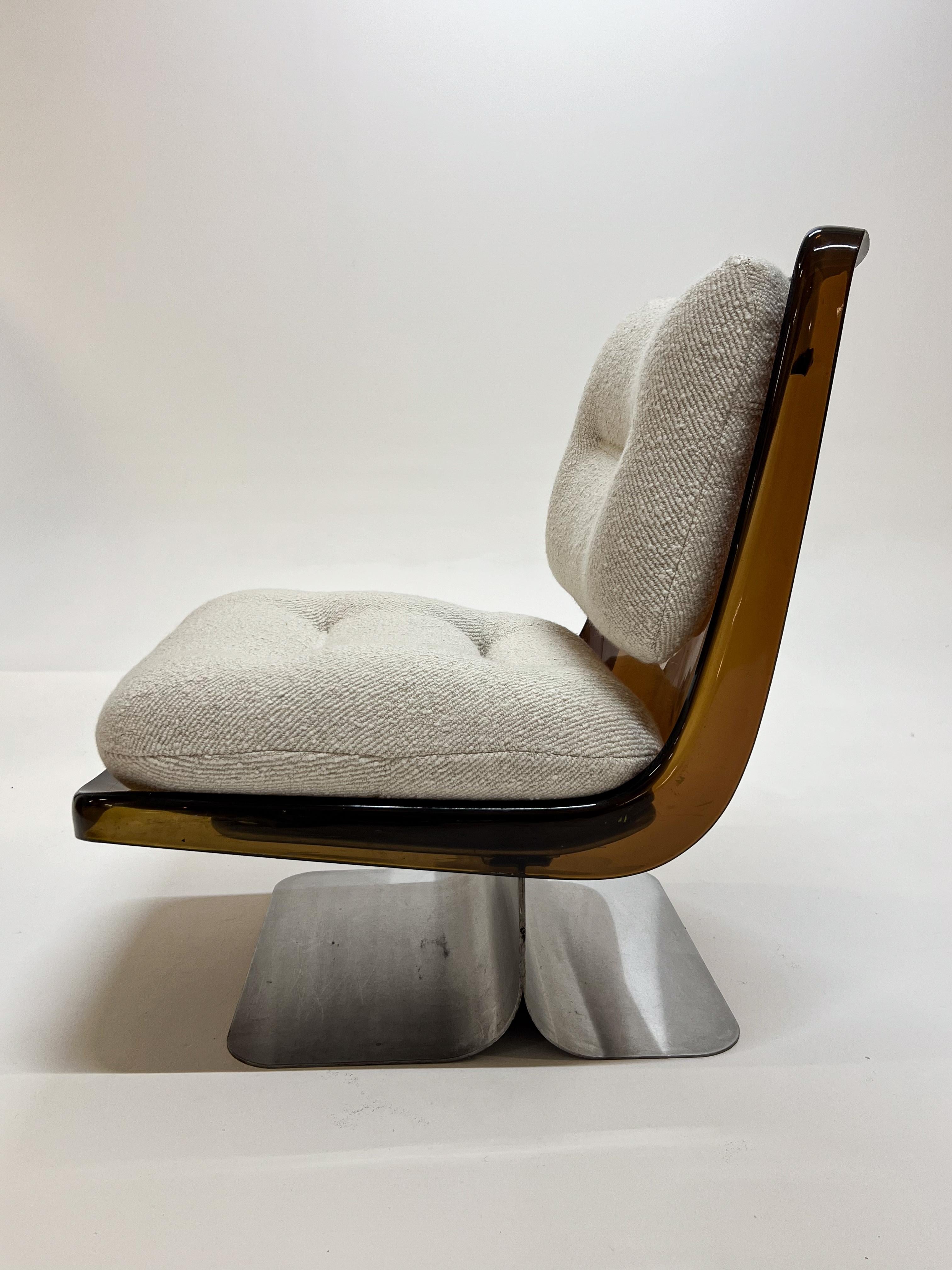 20th Century Pair of acrylic chairs by Albert Jacob