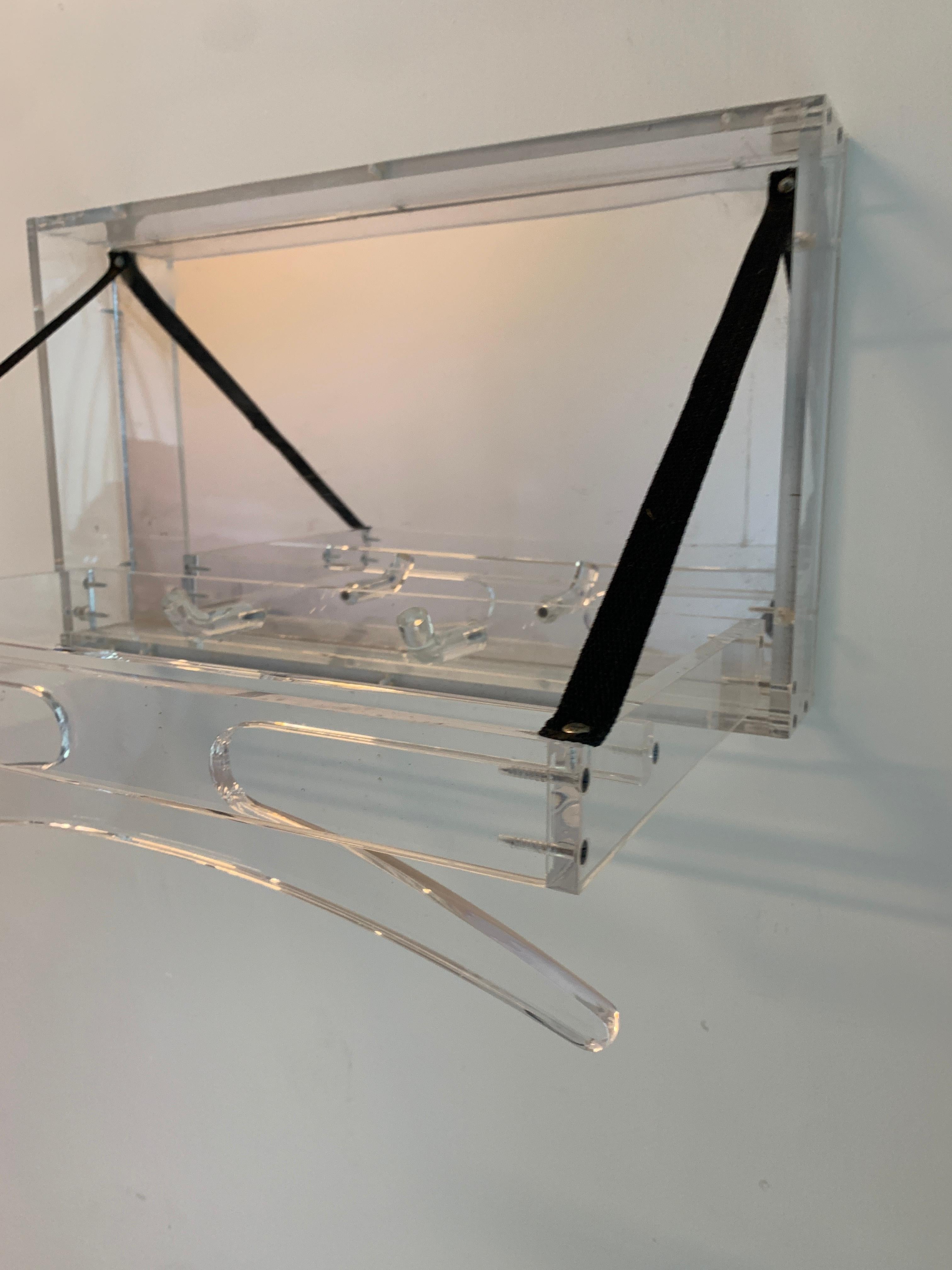 acrylic coat rack