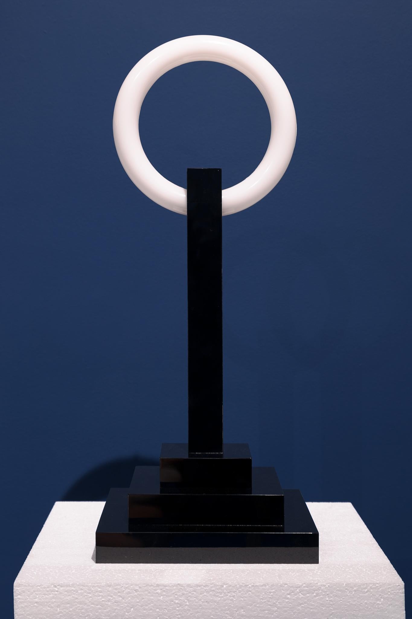 Mid-Century Modern Pair of Acrylic Table Lamps Designed by Edgardo Giménez, Argentina, 1968 For Sale