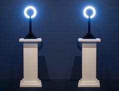 Pair of Acrylic Table Lamps Designed by Edgardo Giménez, Argentina, 1968