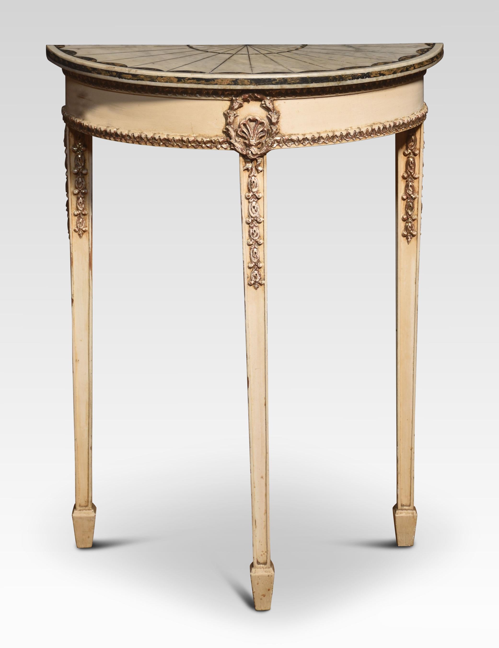 Pair of Adams design Marble console tables In Good Condition In Cheshire, GB