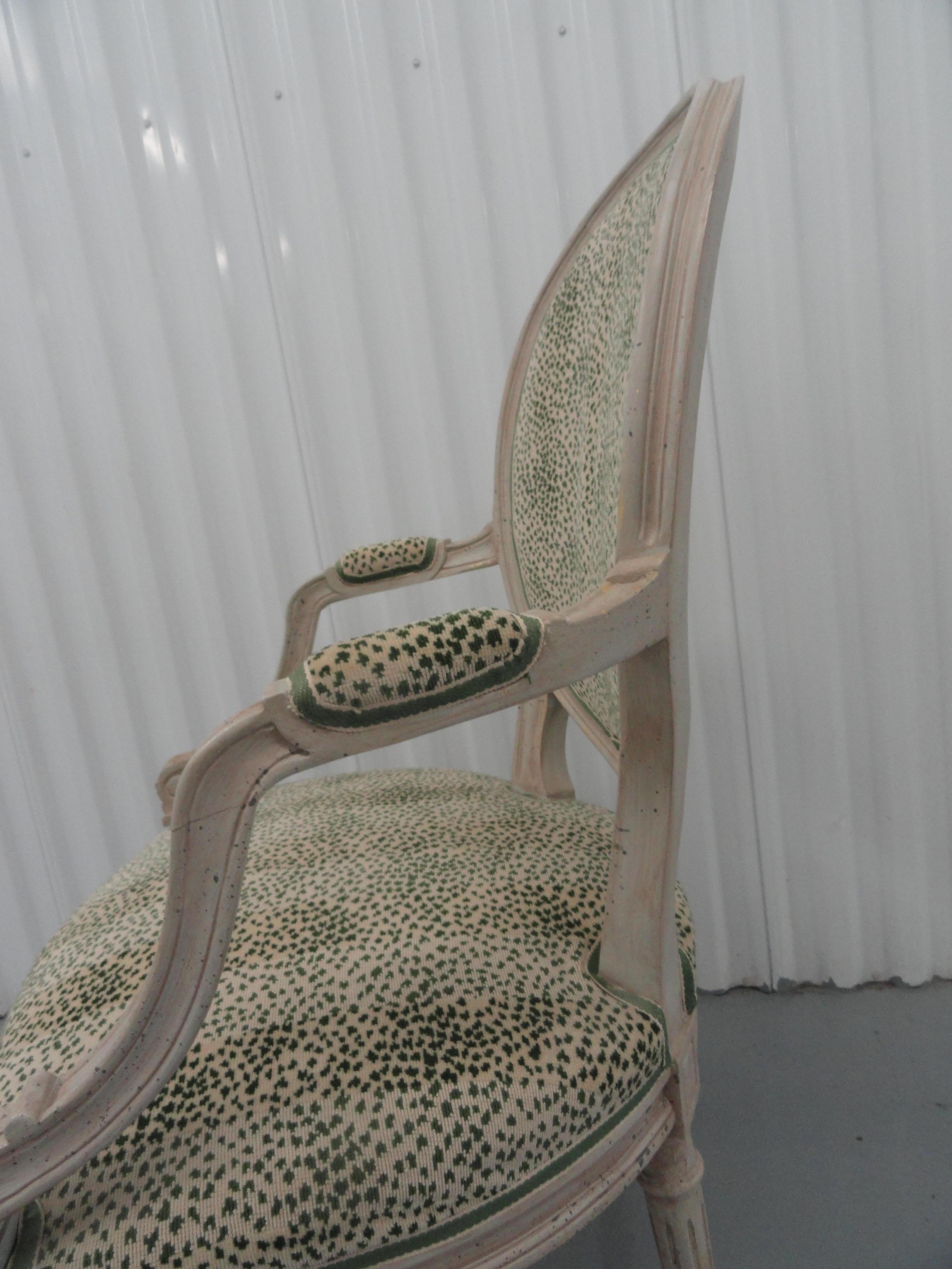 Pair of Adams-Style Armchairs For Sale 4