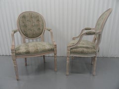 Pair of Adams-Style Armchairs