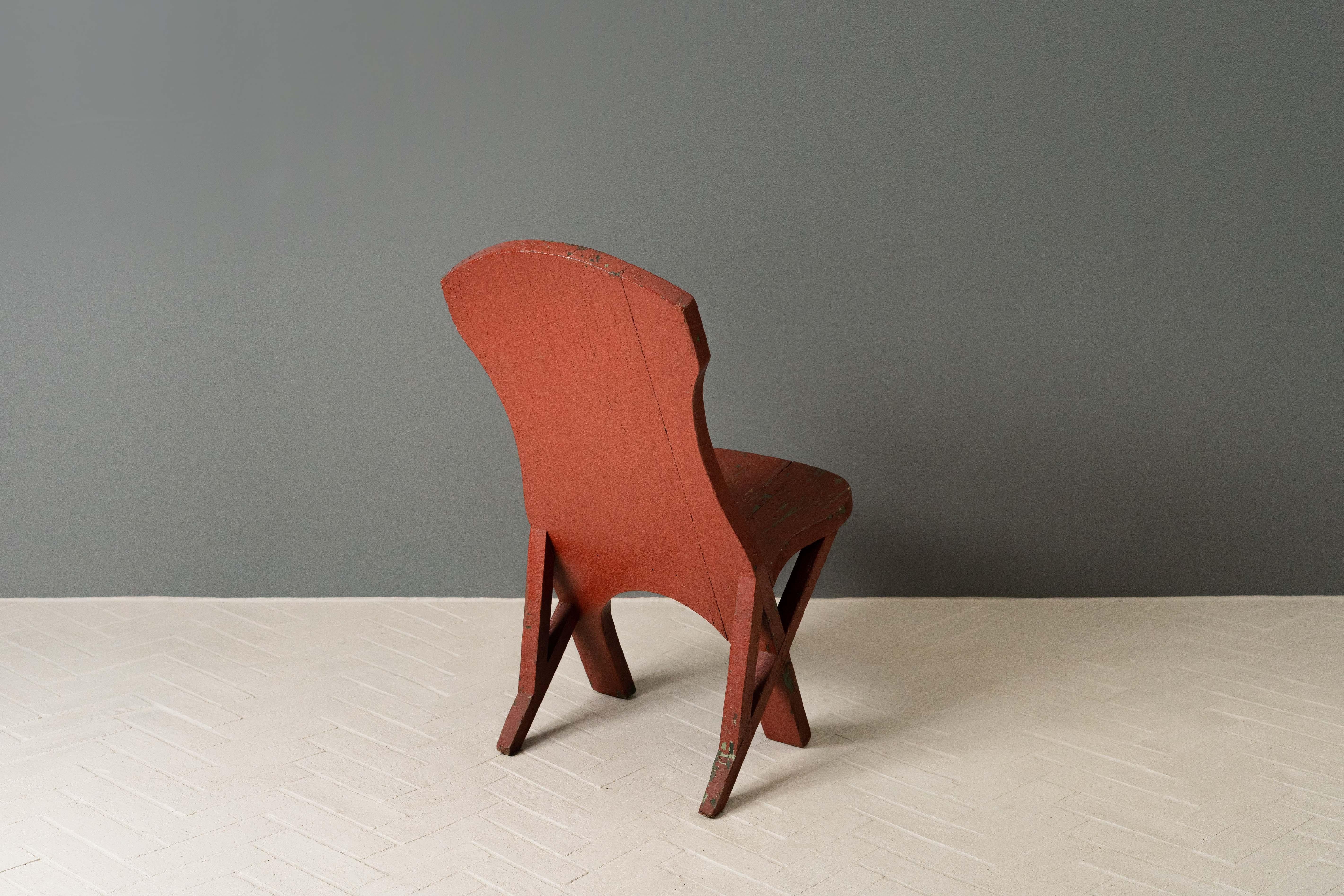 Américain Paire de chaises Adirondack Arts & Crafts en planches en vente