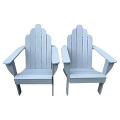 Paire de chaises d'extérieur Adirondack