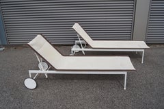 Pair of Adjustable 1966 Collection Chaise Lounges by Richard Schultz