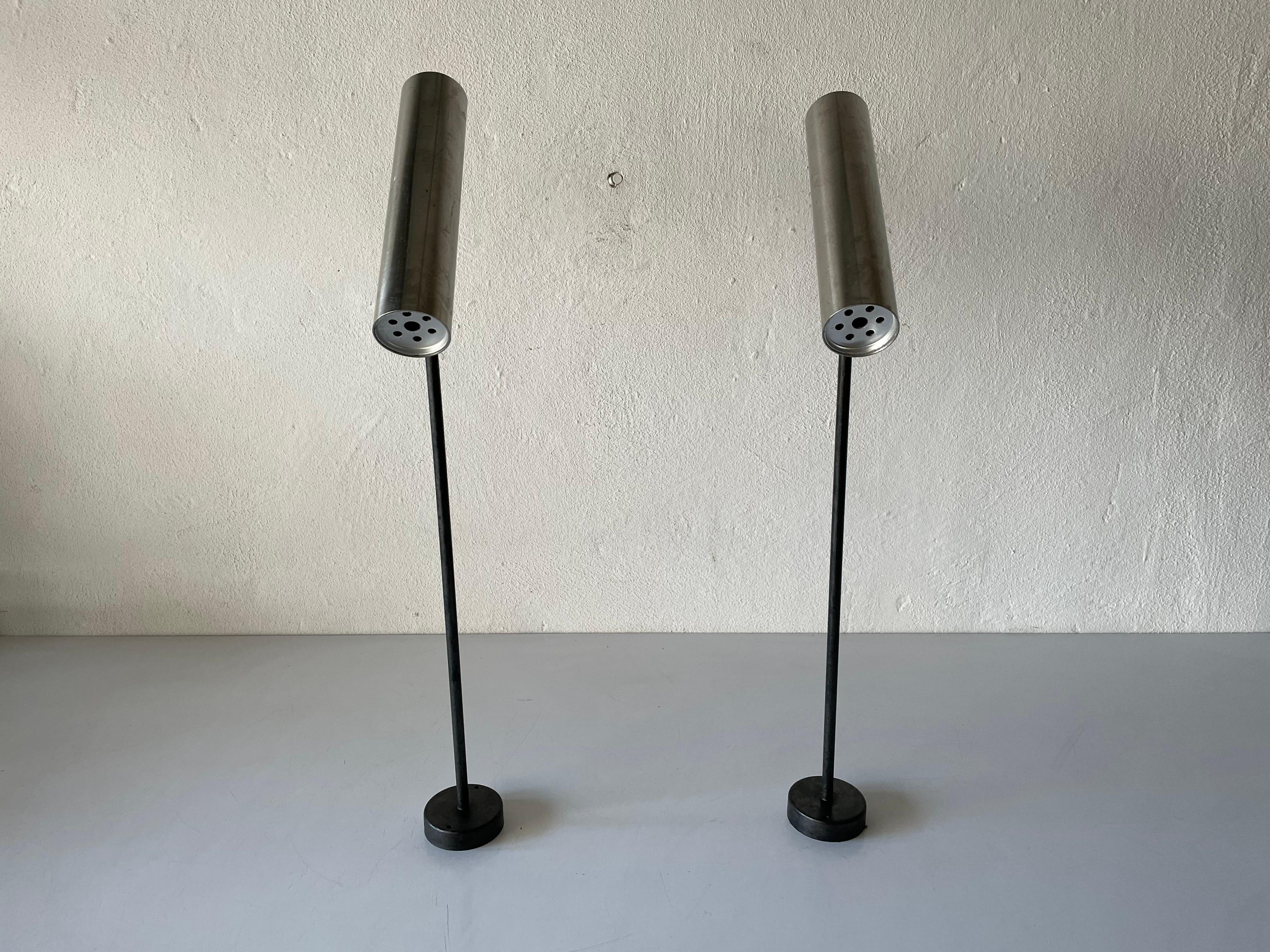 Mid-20th Century Pair of Adjustable Ceiling Spots or Wall Lamps, 1950s, France For Sale