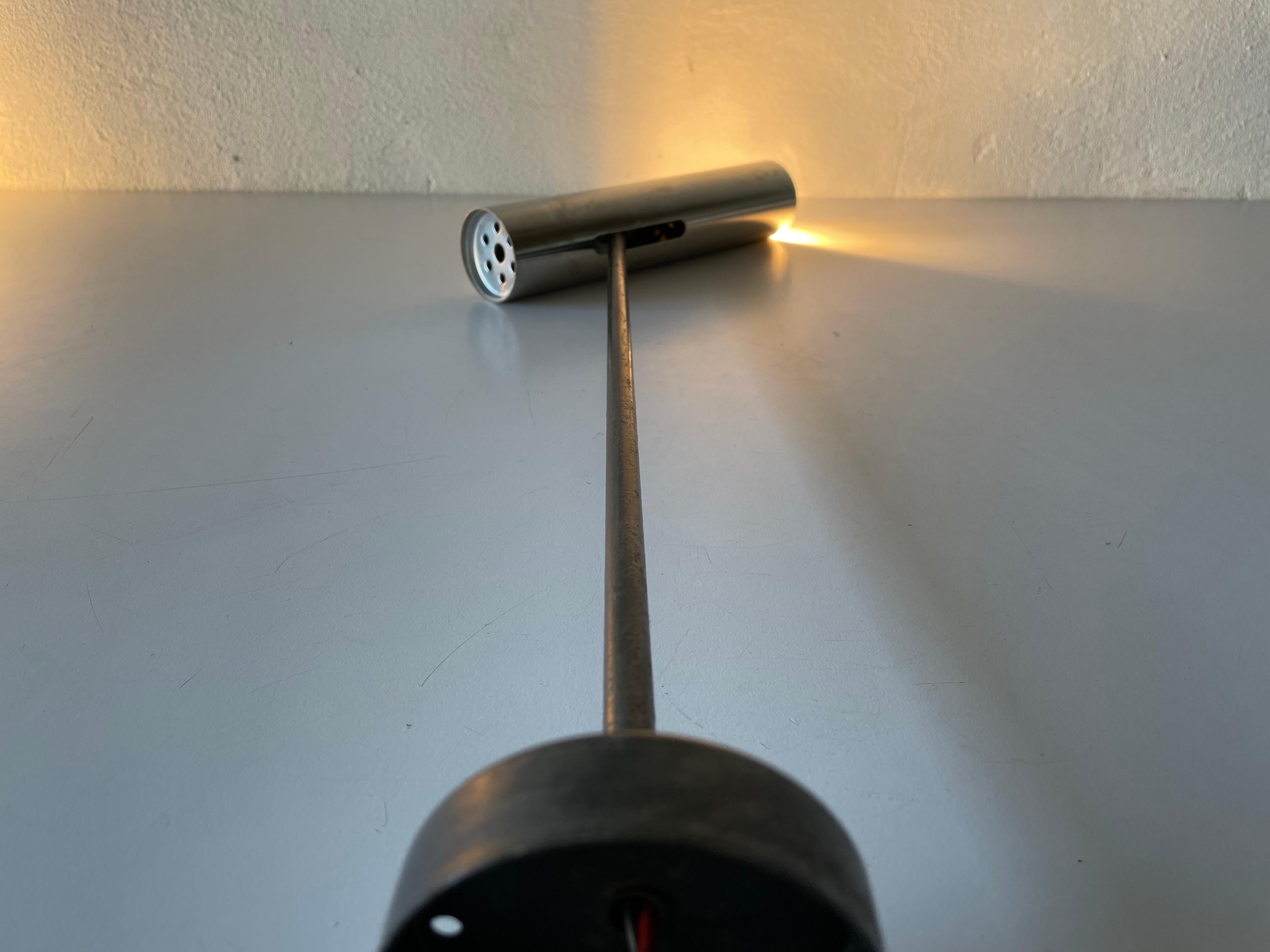 Paar einstellbarer Deckenstrahler oder Wandlampen mit einem Kopf, 1950er Jahre, Frankreich im Angebot 7