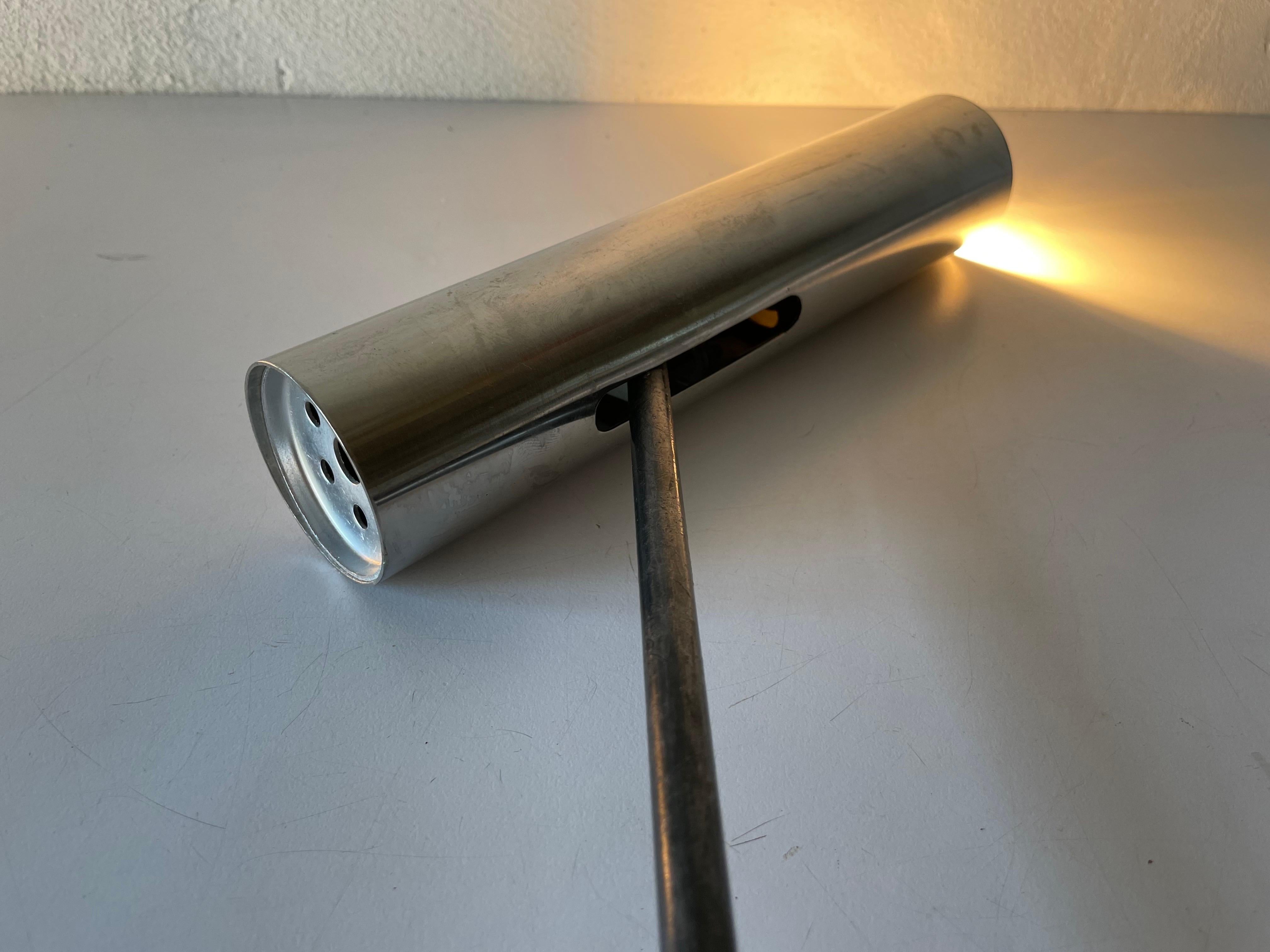 Paar einstellbarer Deckenstrahler oder Wandlampen mit einem Kopf, 1950er Jahre, Frankreich im Angebot 8