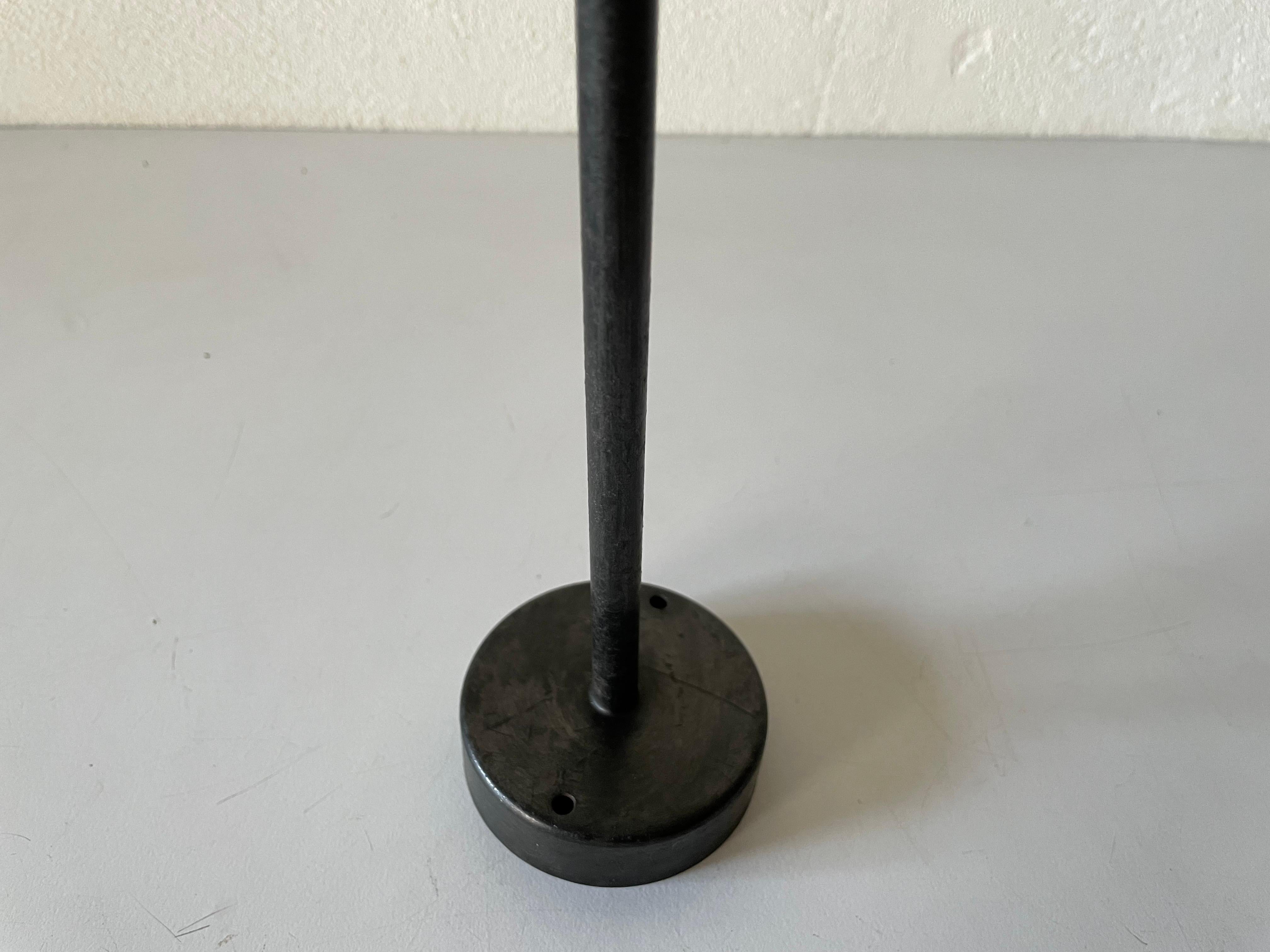 Paar einstellbarer Deckenstrahler oder Wandlampen mit einem Kopf, 1950er Jahre, Frankreich im Angebot 2