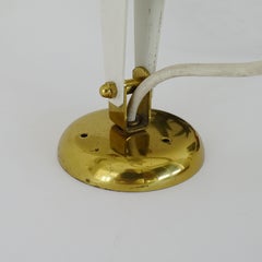 Pair of adjustable Italian 1950s wall lamps by Greco.