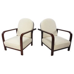Coppia di sedie da salotto regolabili di Thonet, anni '30