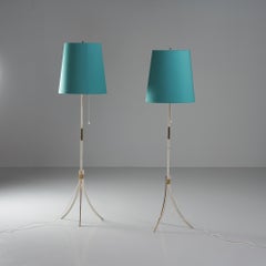Pair of Adjustable Mid-Century Modern Floor Lamps, 1960s