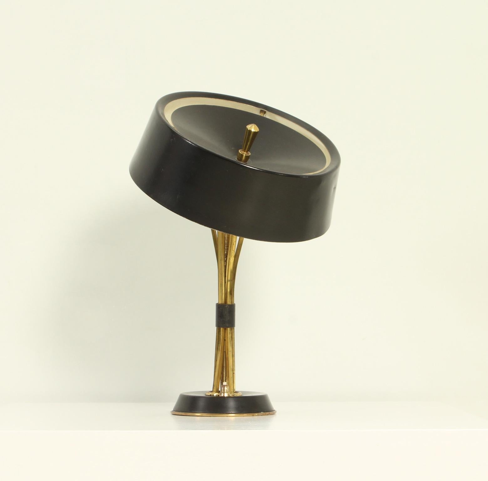 Pair of Adjustable Table Lamps by Oscar Torlasco for Lumi, Italy 3