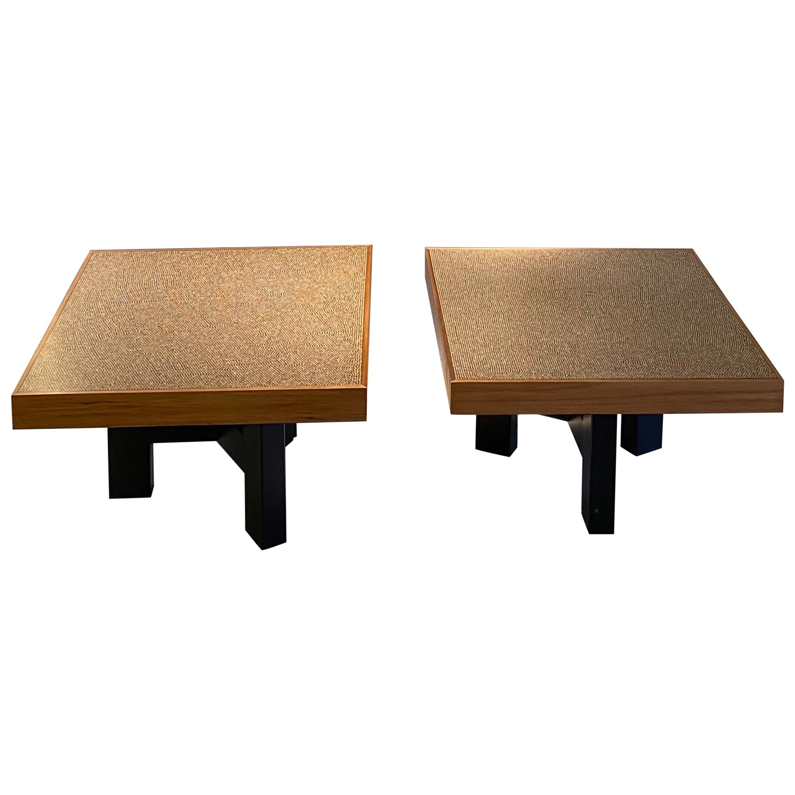 Pair of Ado Chale Peppercorn Tables