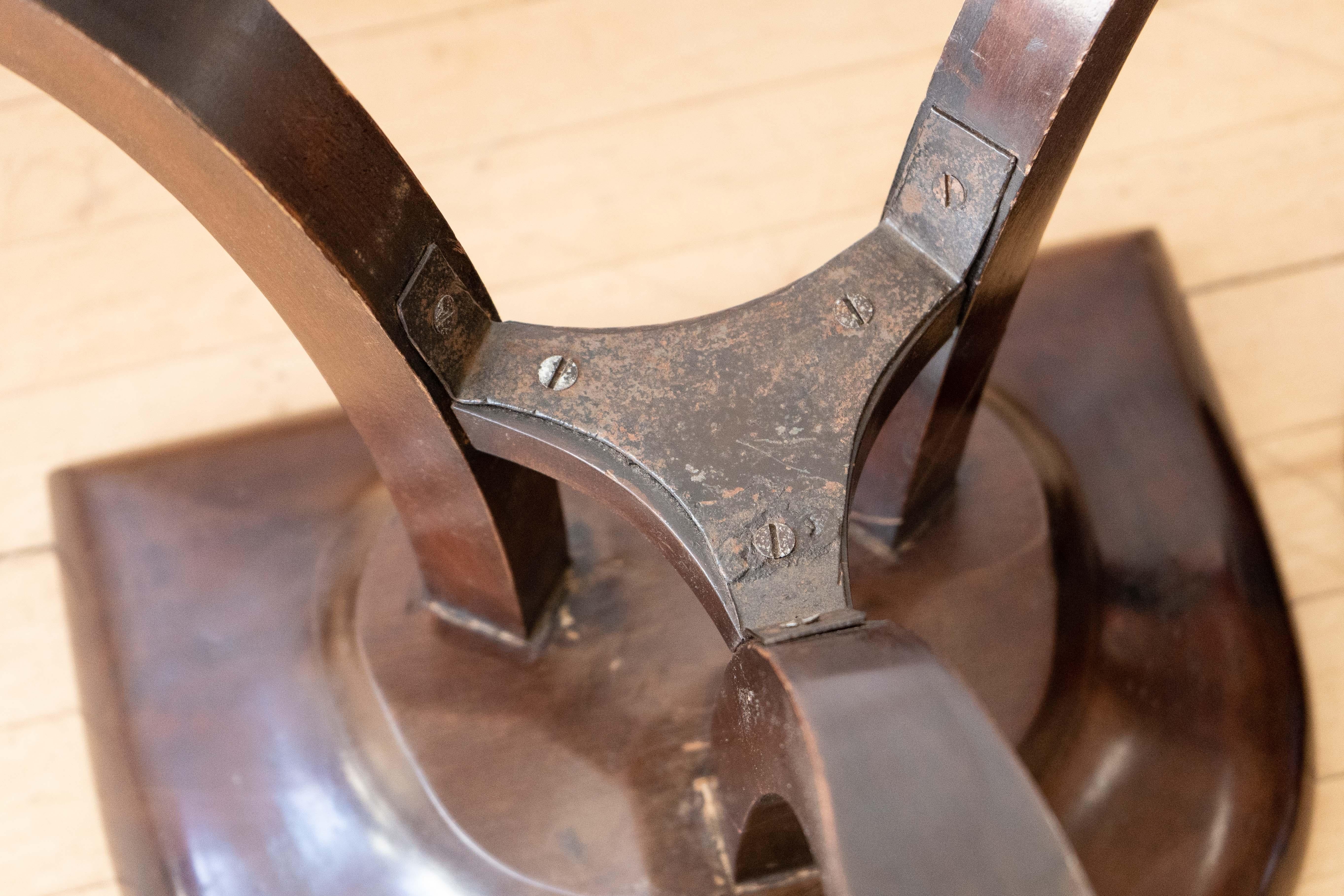 Pair of Adolf Loos Style Stools In Good Condition In Cambridge, US