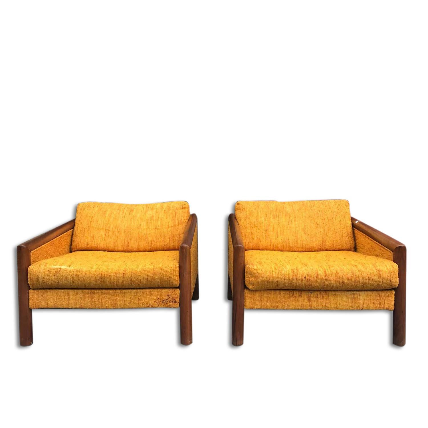 Pair of Adrian Pearsall Armchairs for Craft Associates, 1960s 5