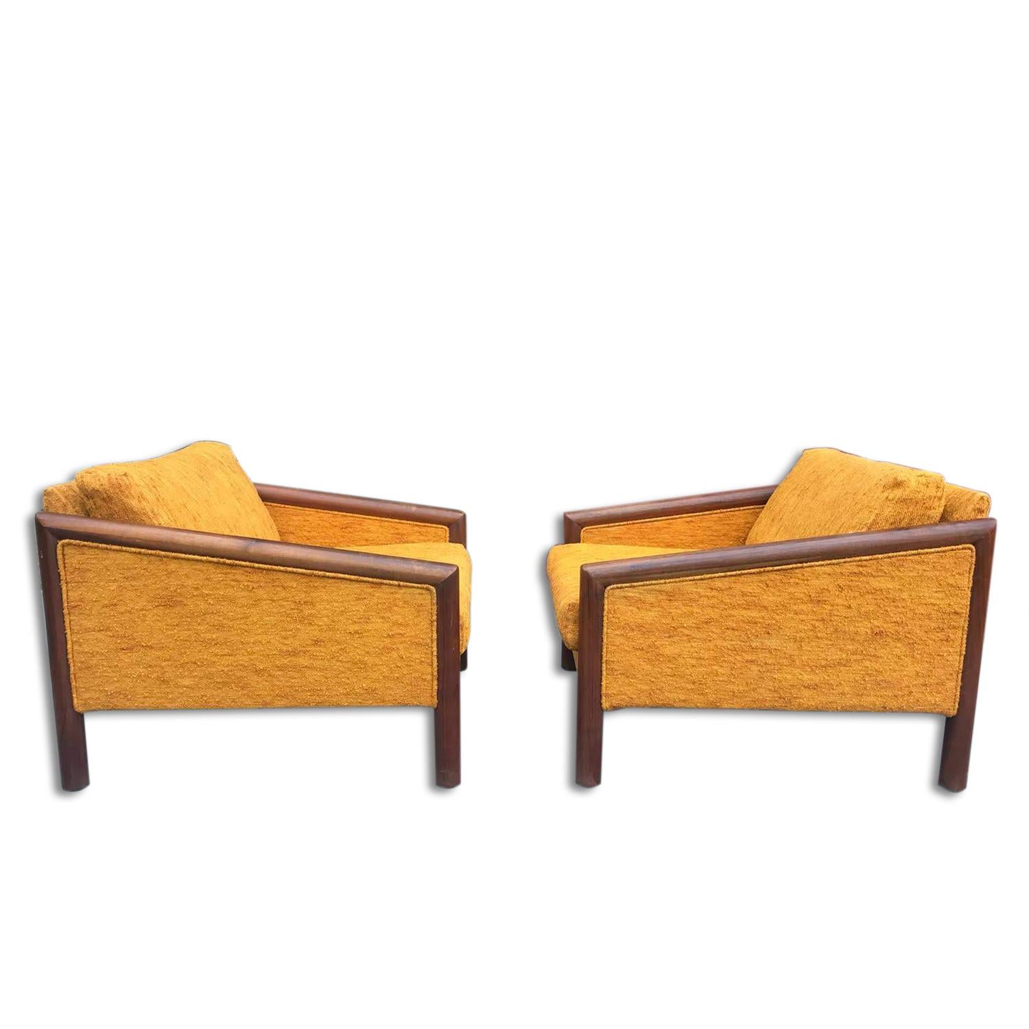 Pair of Adrian Pearsall Armchairs for Craft Associates, 1960s In Good Condition In Prague 8, CZ