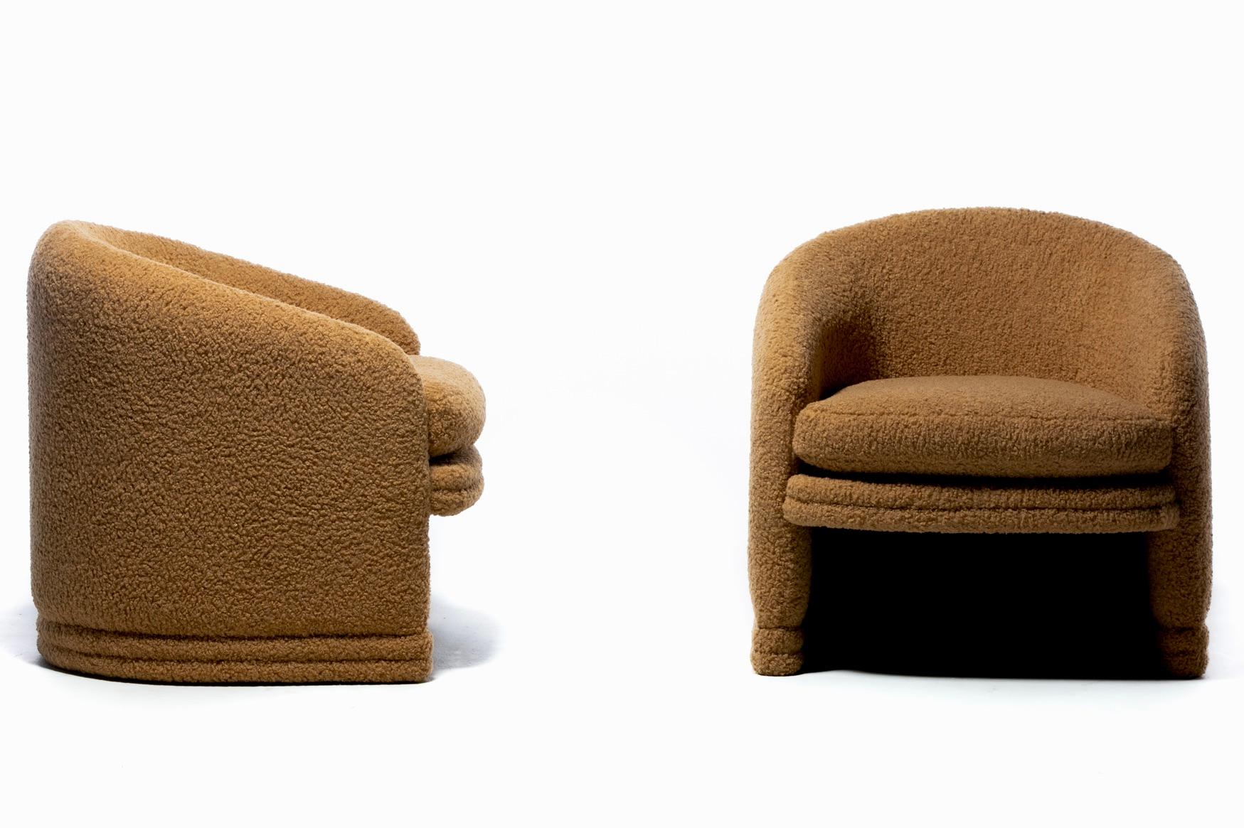 Paire de fauteuils club post-modernes Adrian Pearsall pour Comfort Designs, vers 1980 en vente 7