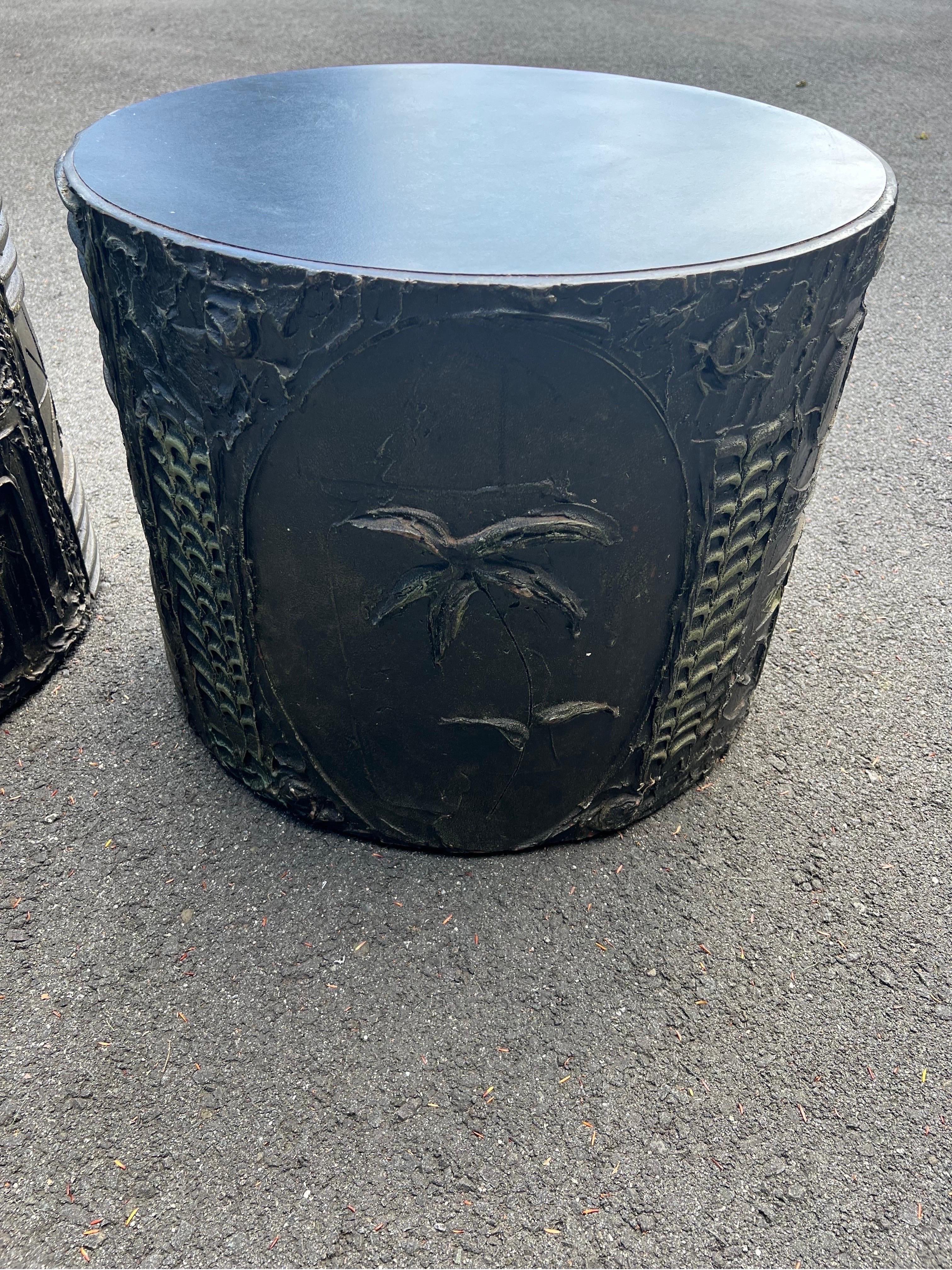 SOLD-Pair of Adrian Pearsall for Craft Associates Drum Tables 8