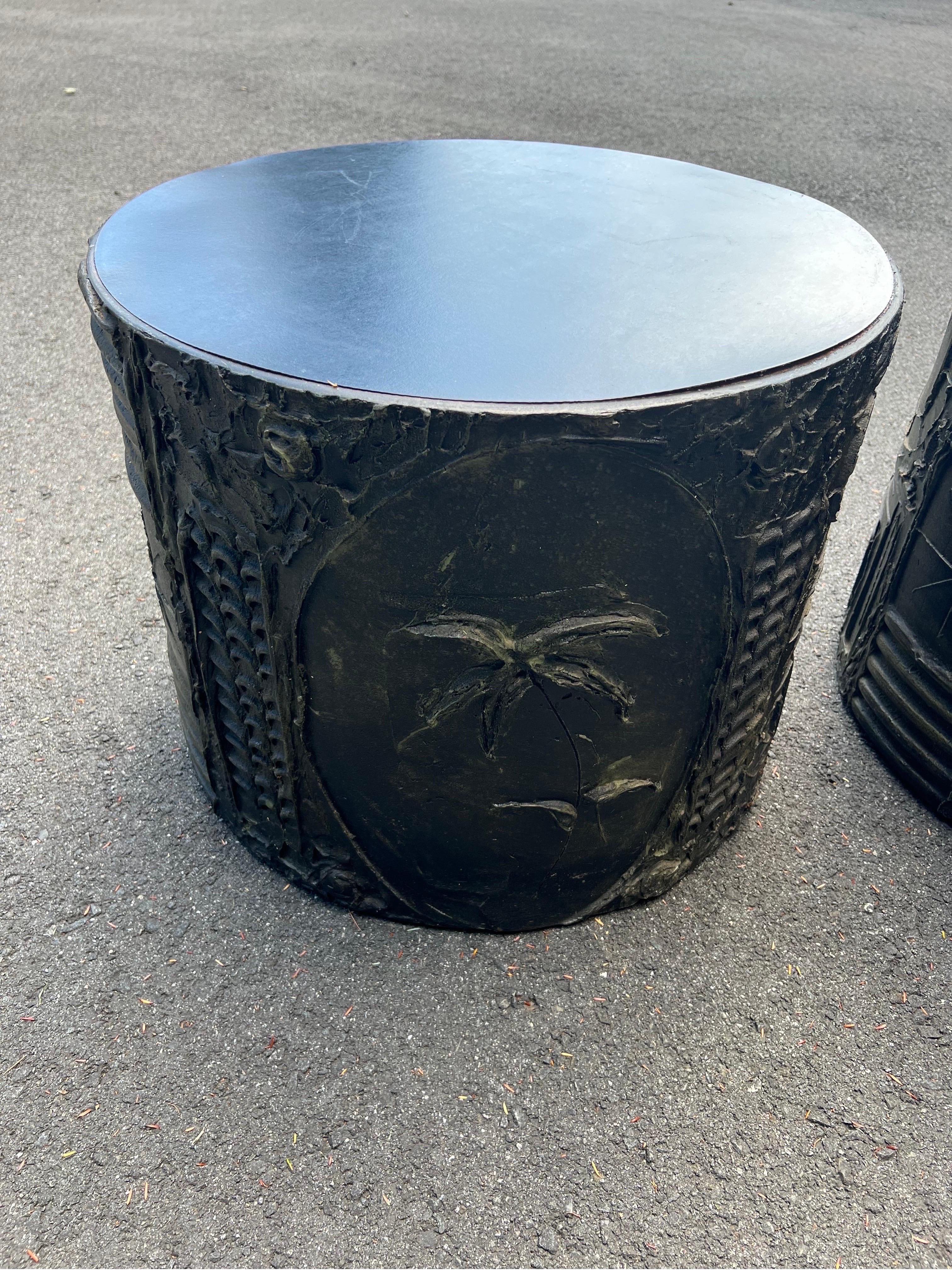 SOLD-Pair of Adrian Pearsall for Craft Associates Drum Tables 9