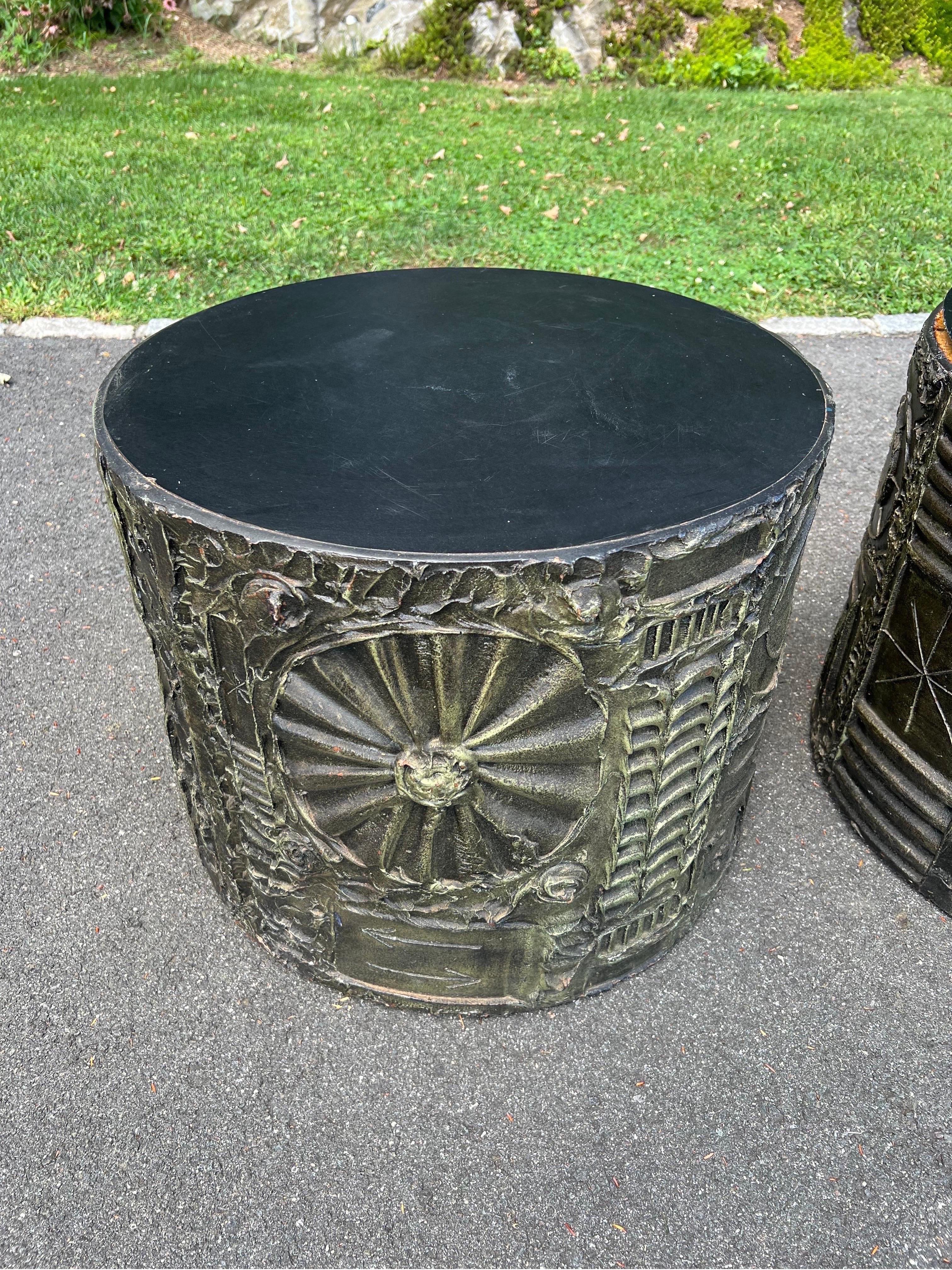 Molded SOLD-Pair of Adrian Pearsall for Craft Associates Drum Tables