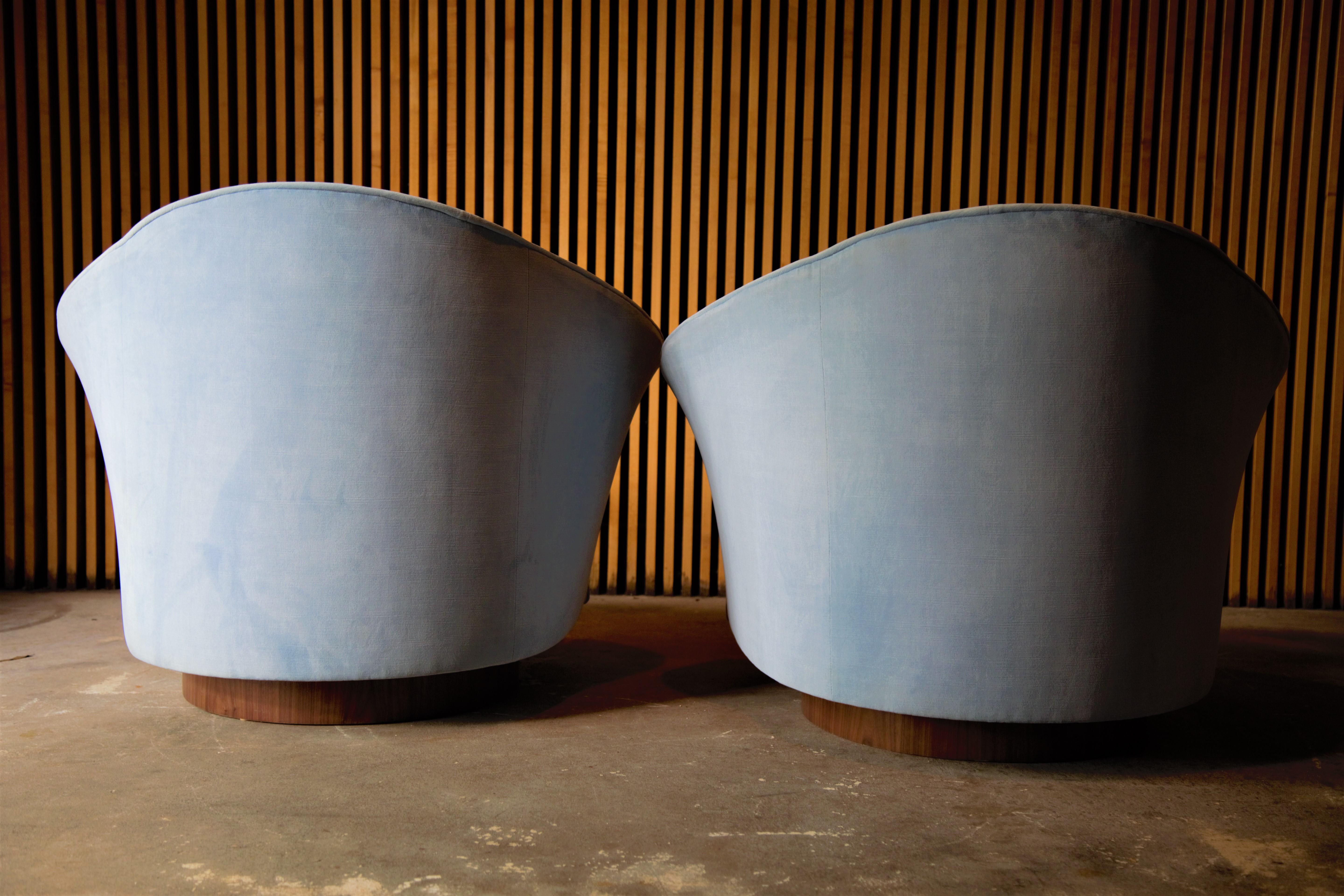 20th Century Pair of Adrian Pearsall for Craft Associates Lounge Chairs