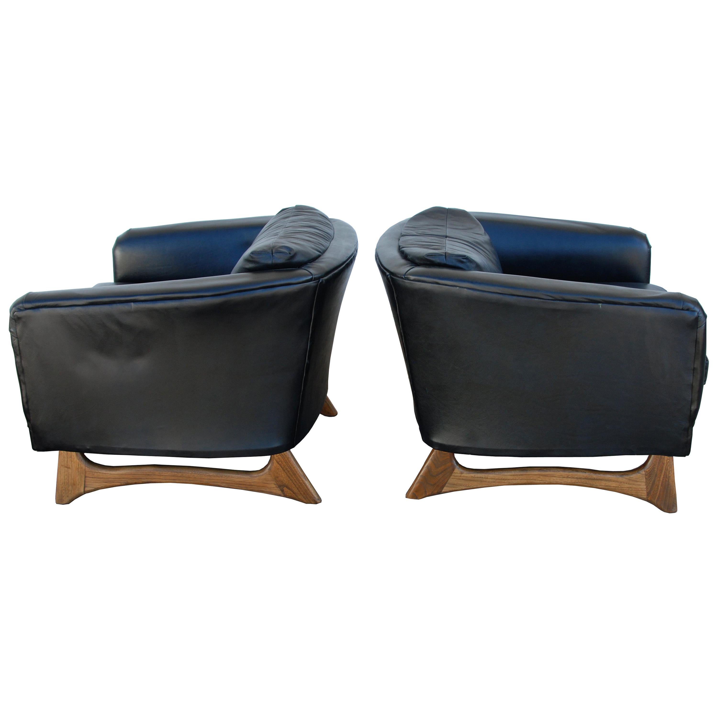 Paire de fauteuils de salon Adrian Pearsall pour Craft Associates