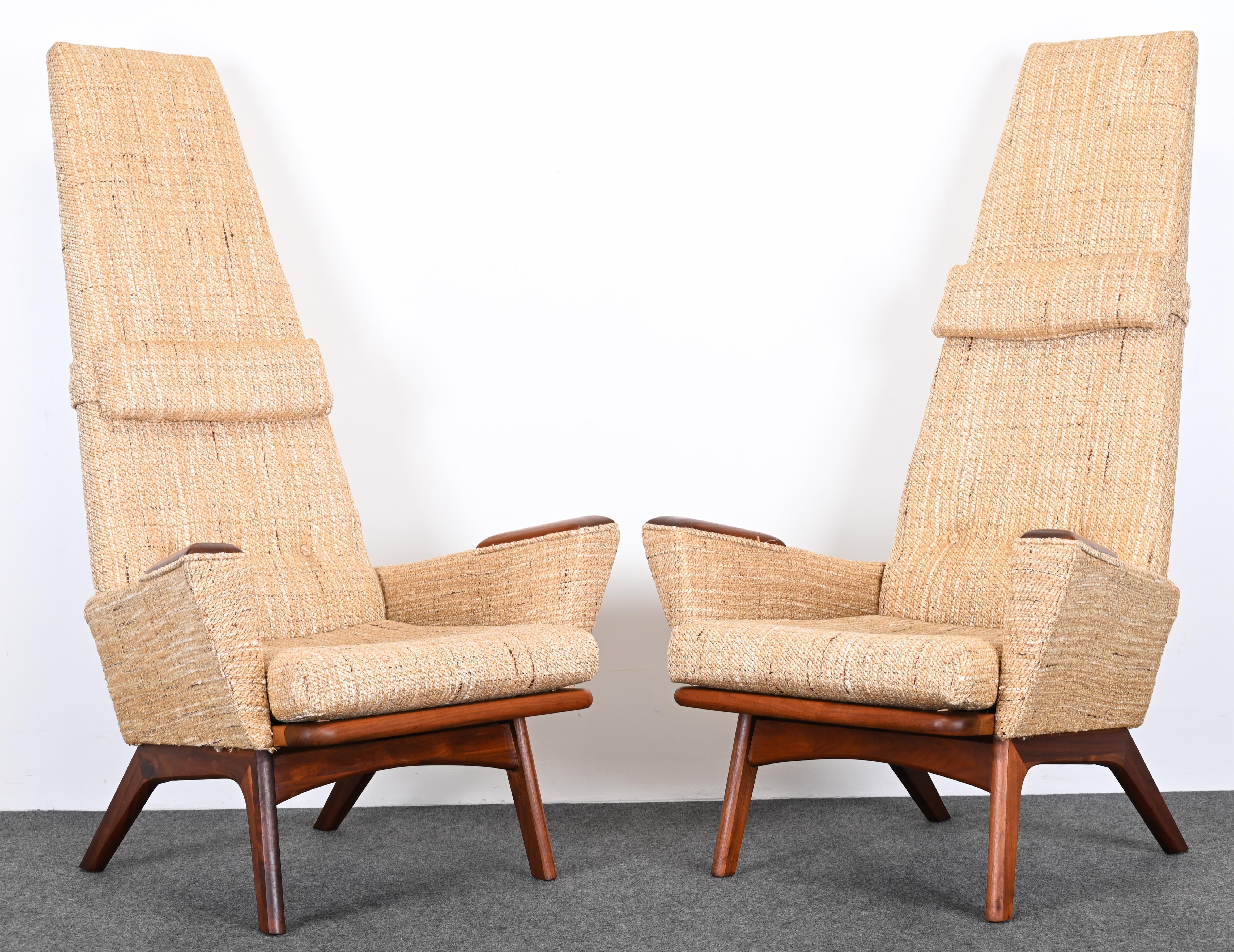 Paar Adrian Pearsall-Sessel  „Slim Jim“-Loungesessel für Craft Associates, 1960er Jahre im Angebot 3
