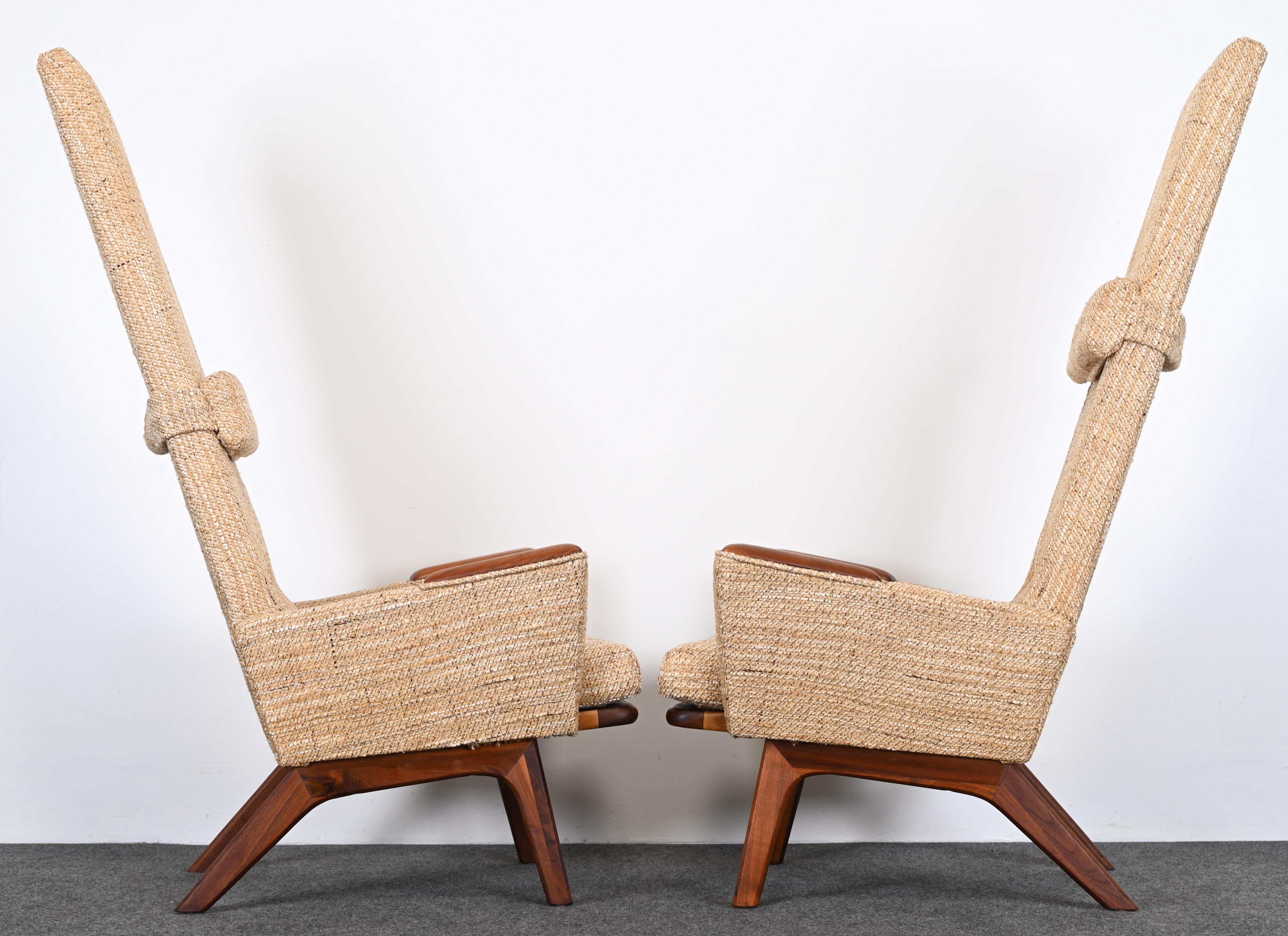 Paar Adrian Pearsall-Sessel  „Slim Jim“-Loungesessel für Craft Associates, 1960er Jahre im Angebot 8