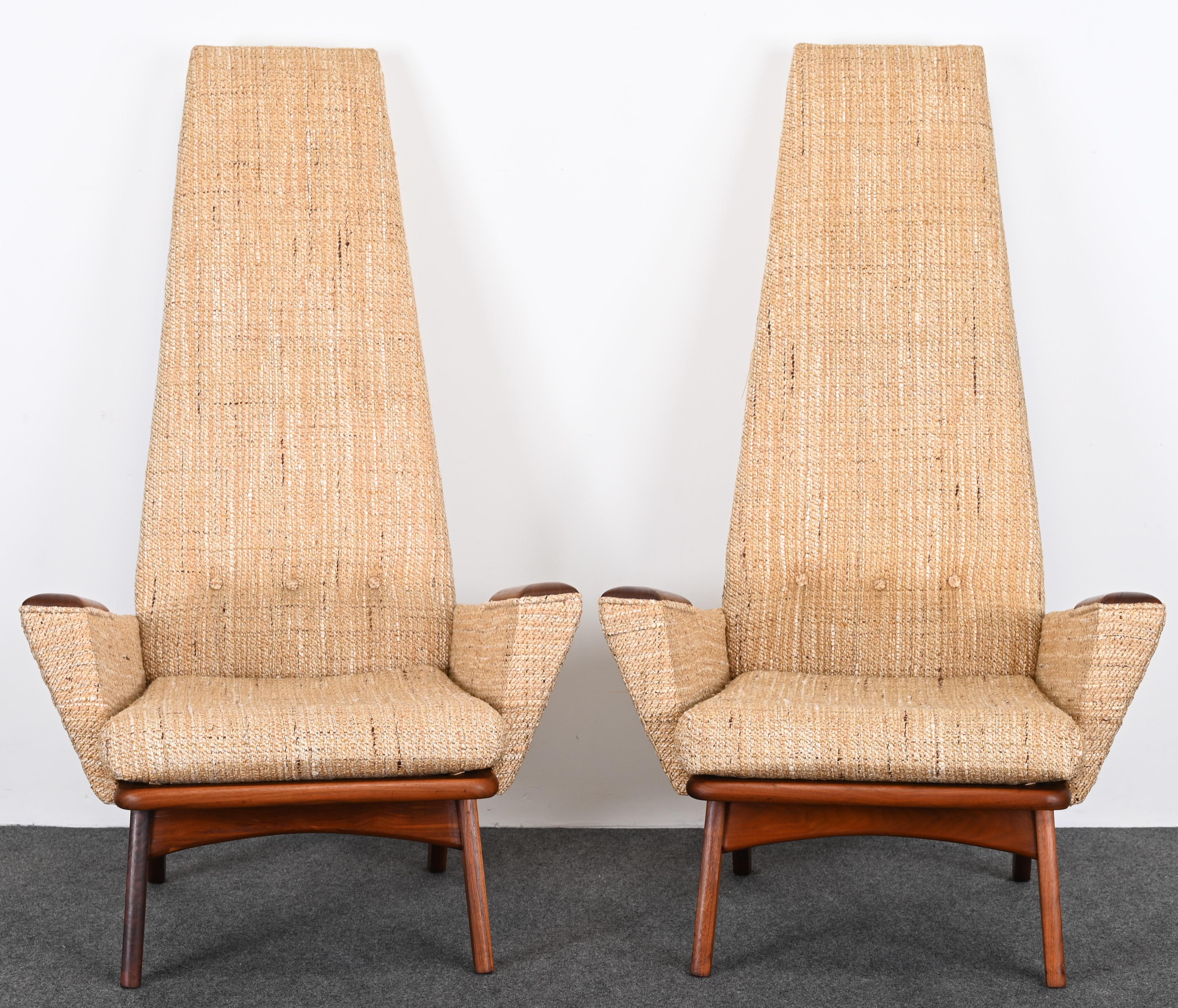 Paar Adrian Pearsall-Sessel  „Slim Jim“-Loungesessel für Craft Associates, 1960er Jahre im Angebot 11