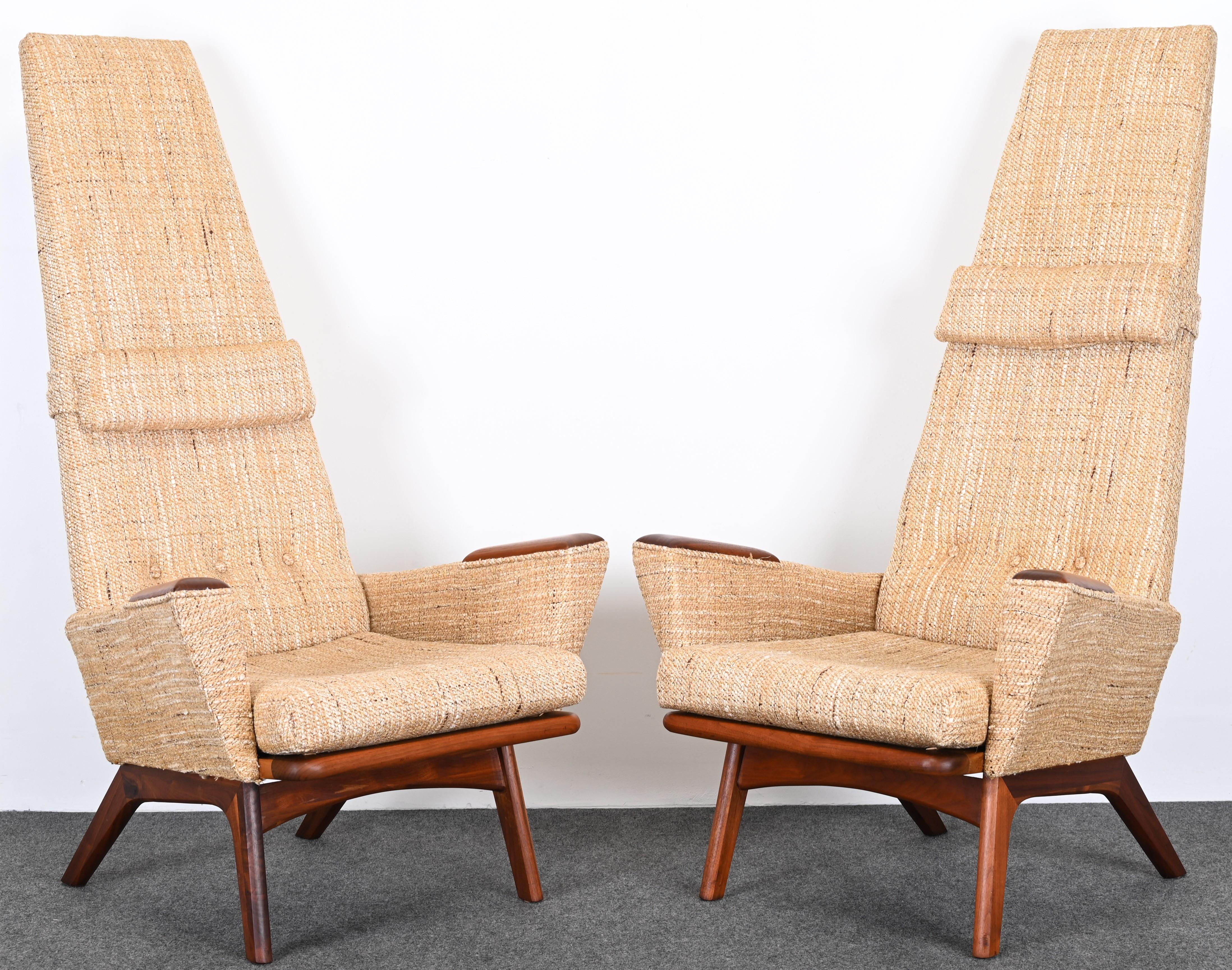Paar Adrian Pearsall-Sessel  „Slim Jim“-Loungesessel für Craft Associates, 1960er Jahre im Angebot 1