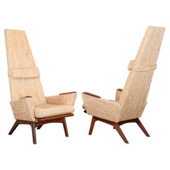 Vintage Pair of Adrian Pearsall "Slim Jim" Lounge Chairs for Craft Associates, 1960s