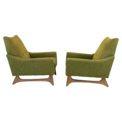 Pair of Adrian Pearsall Style Leisure Collection Lounge Chairs by Kroehler