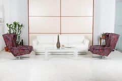 Pair of Adrian Pearsall Wingback Lounge Chairs