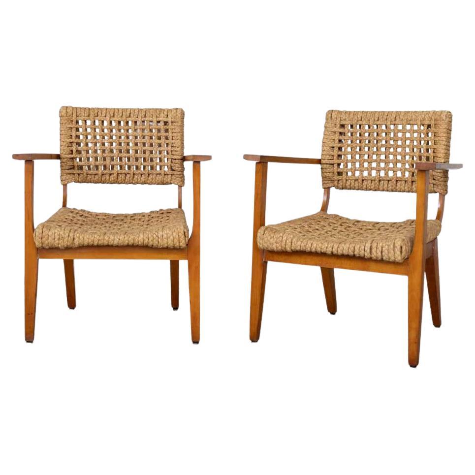 Pair of Adrien Audoux
Frida Minet Lounge Chairs