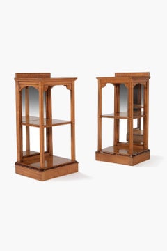 Pair of Aesthetic Movement Bedside Tables, circa 1890