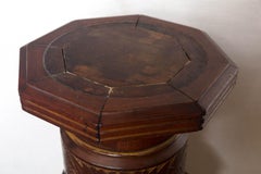 Pair of Aesthetic Movement Revolving Top Pedestals
