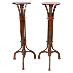 Antique Pair of Aesthetic Movement Torcheres