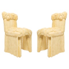 Pair of Afghan Hound Long Tufting Chairs by Vintola Studio, Poland